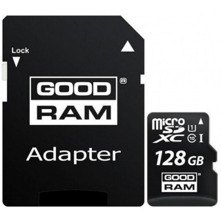 GoodRAM 128GB microSDXC Class10 UHS-I +SD adapter